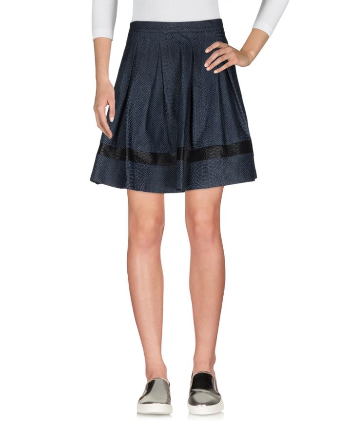 Boutique De La Femme Denim Skirts