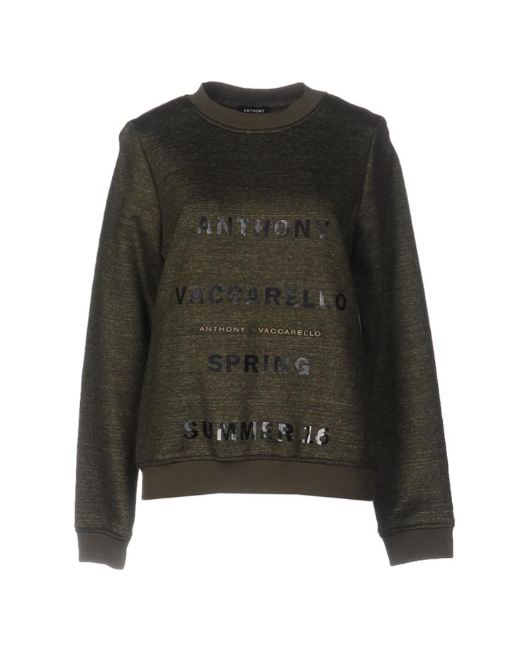 Anthony Vaccarello Noir Sweatshirts