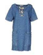Nvy Denim Short Dresses