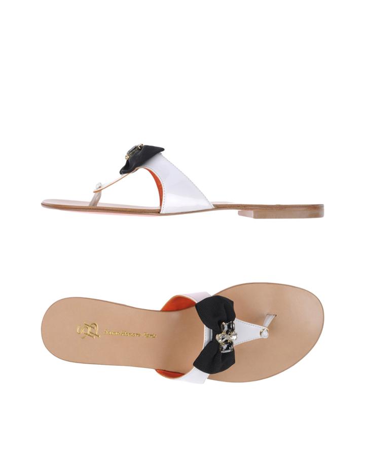 Saint-honor  Paris Souliers Toe Strap Sandals