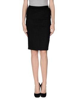 Pinko Grey Knee Length Skirts