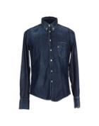 Camouflage Ar And J. Denim Shirts