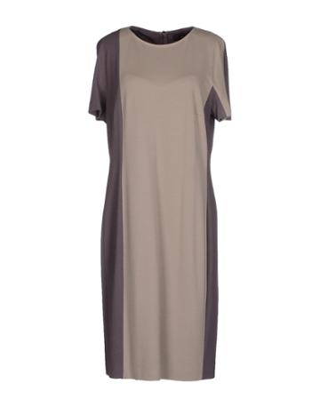 Peserico Gold Knee-length Dresses