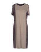 Peserico Gold Knee-length Dresses