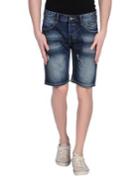 David Naman Denim Bermudas