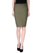 No-n  Knee Length Skirts