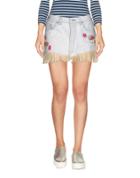 Capuccino Denim Shorts