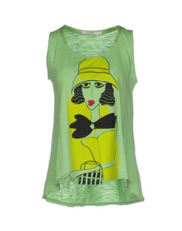 Julia Garnett Tank Tops