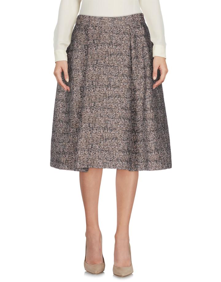 Niu Knee Length Skirts