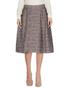 Niu Knee Length Skirts