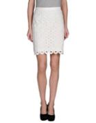 La Camicia Bianca Knee Length Skirts