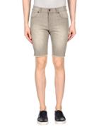 Ambiguous Denim Bermudas