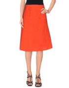 Pause Caf  Knee Length Skirts