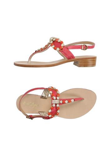Capri Bijoux Toe Strap Sandals