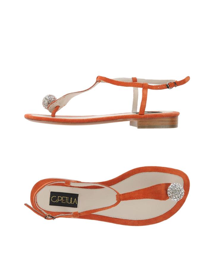 C.petula Toe Strap Sandals