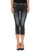 Plein Sud Jeanius Denim Capris