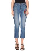 Pinko Black Denim Capris