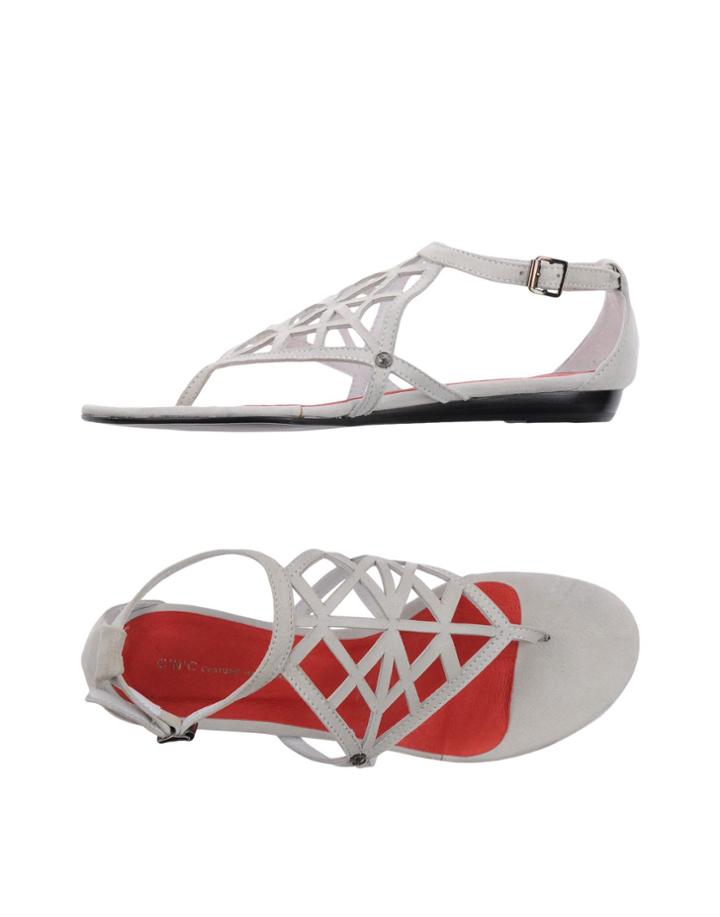 C'n'c' Costume National Toe Strap Sandals