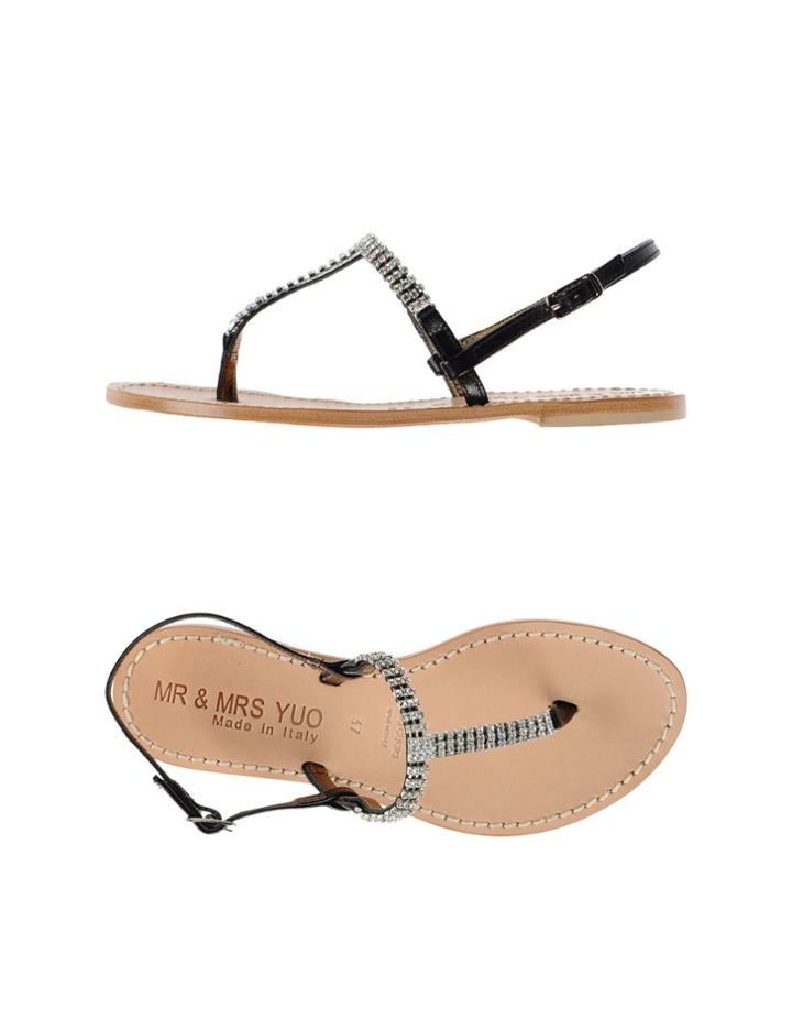 Mr & Mrs Yuo Toe Strap Sandals