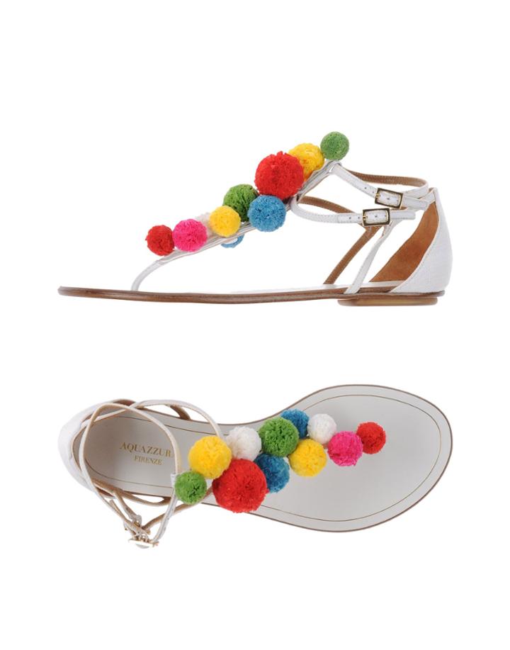 Aquazzura Toe Strap Sandals