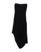 M Gray 3/4 Length Dresses