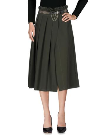 Michela Mii 3/4 Length Skirts