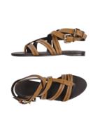 Burberry Toe Strap Sandals