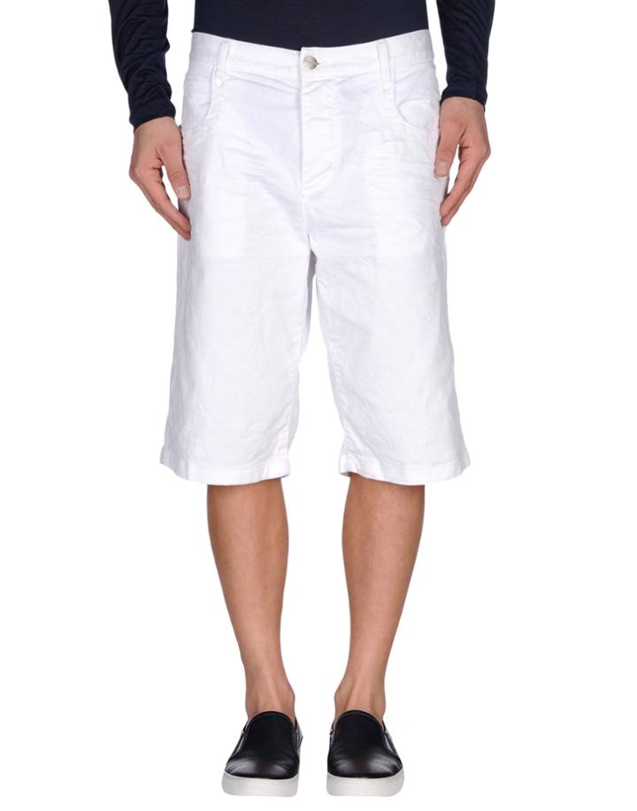 Dirk Bikkembergs Sport Couture Denim Bermudas