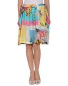 Ice Iceberg Knee Length Skirts
