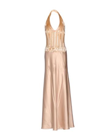 Musani Gold Long Dresses