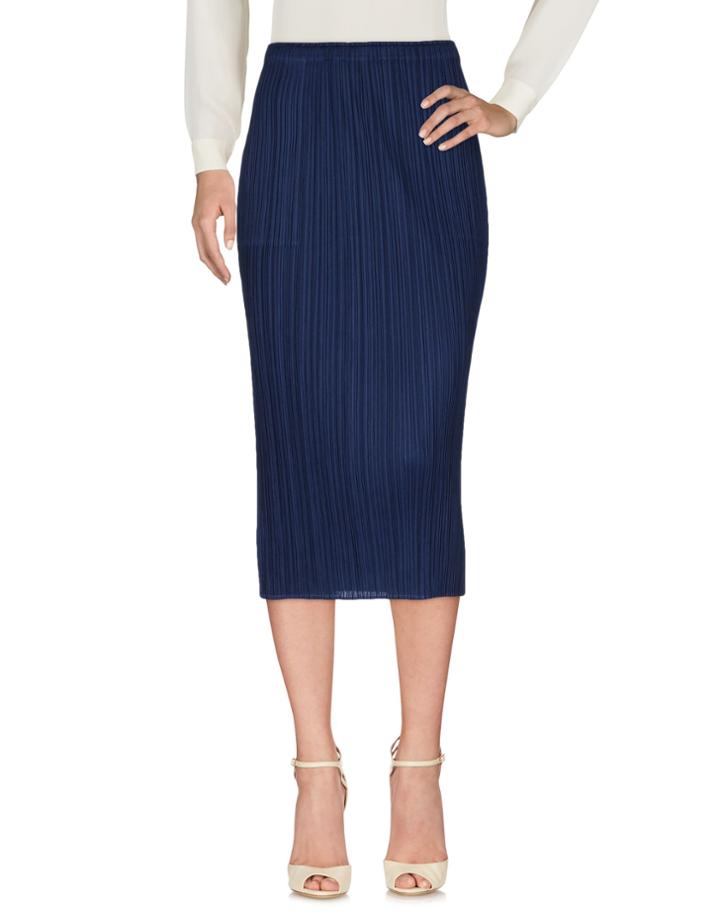 Pleats Please Issey Miyake 3/4 Length Skirts