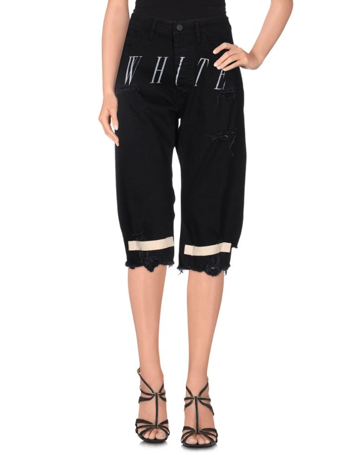 Off White C/o Virgil Abloh Denim Capris