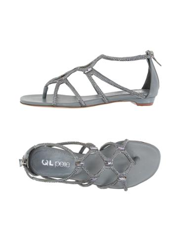Ql Pelle Toe Strap Sandals