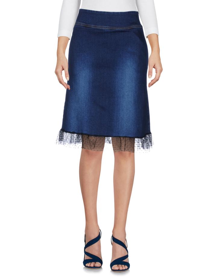 Foudesir Denim Skirts