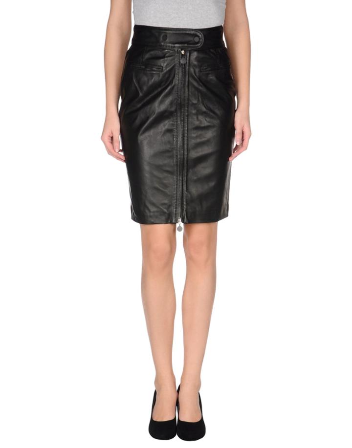 Karl Lagerfeld Leather Skirts