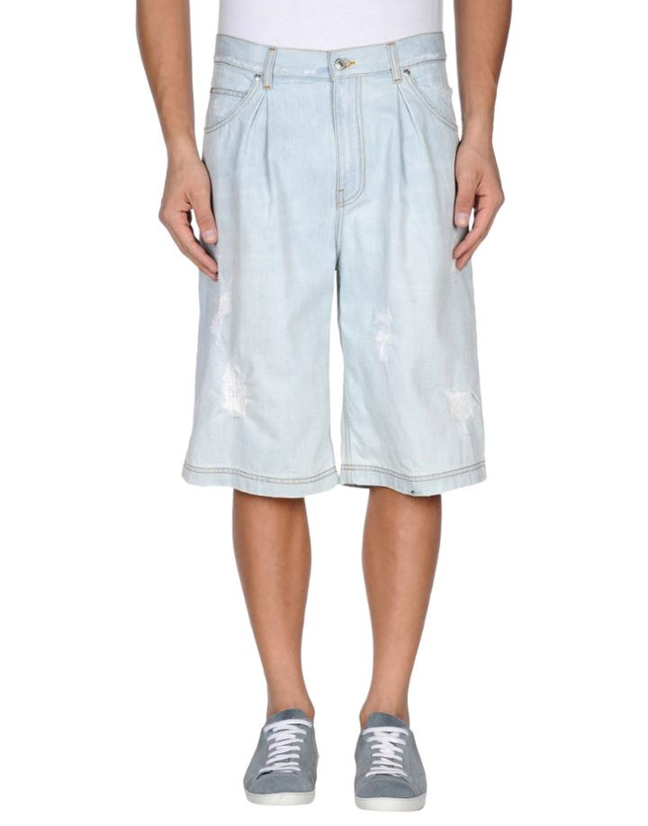 Msgm Denim Bermudas