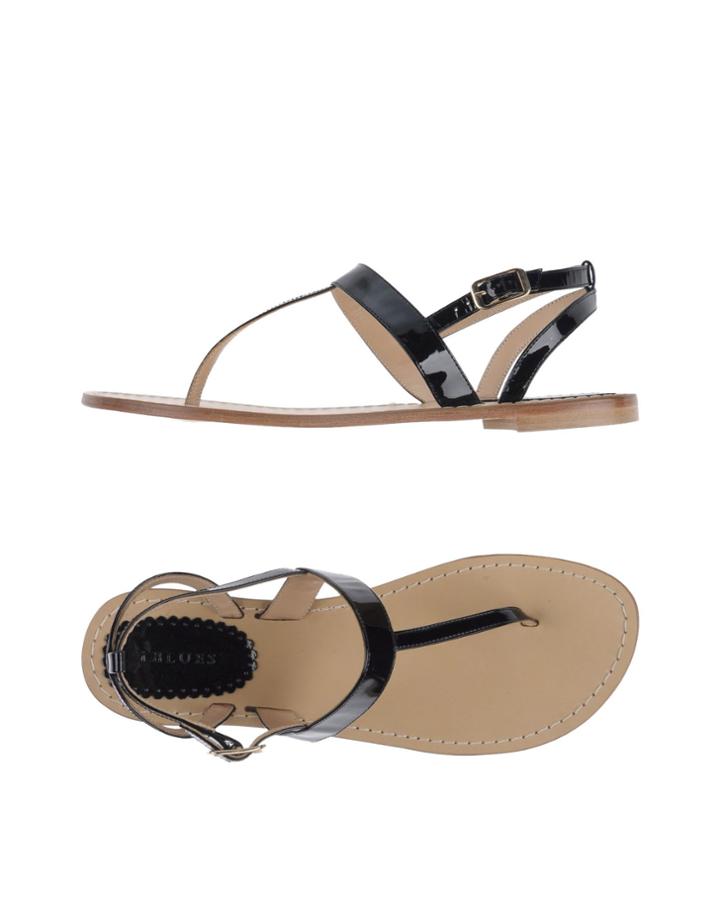 I Blues Toe Strap Sandals