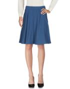 Basico A Chilometrizero Knee Length Skirts