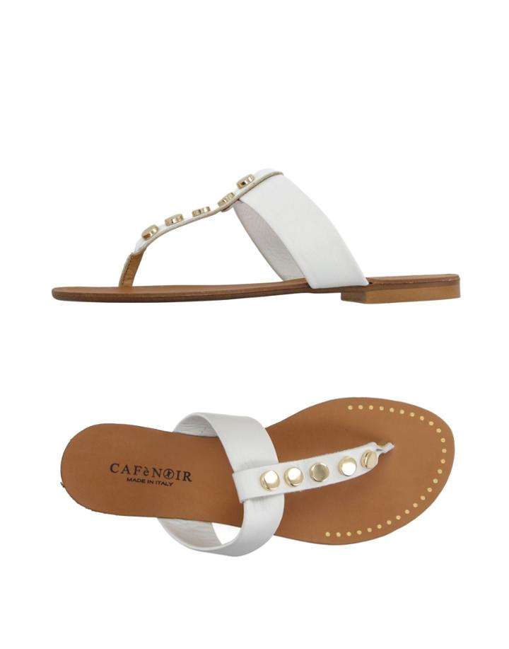 Caf Noir Toe Strap Sandals