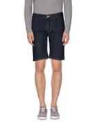 Grey Daniele Alessandrini Denim Bermudas