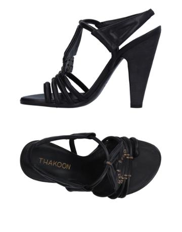 Thakoon Toe Strap Sandals