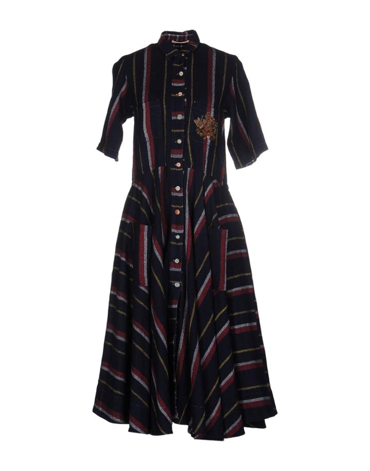 P Ro 3/4 Length Dresses