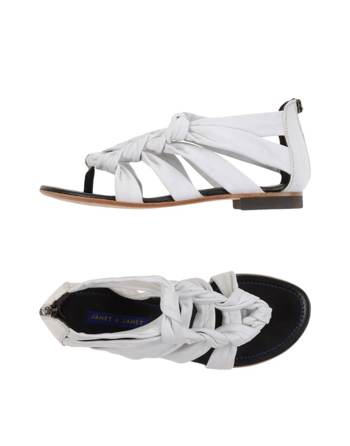 Janet & Janet Toe Strap Sandals