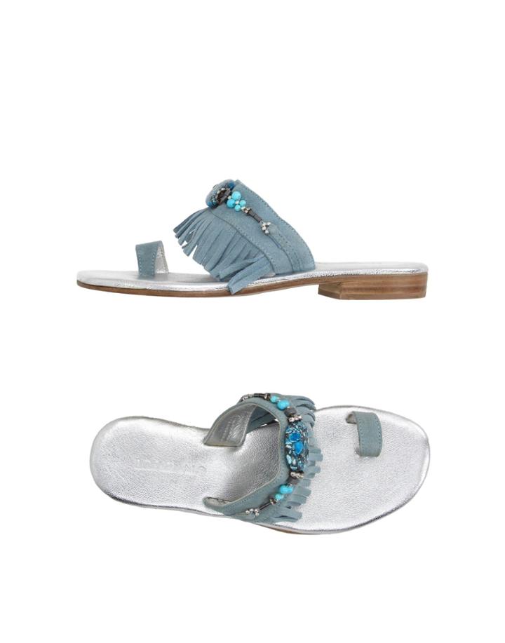 Positano By Phoe'n Toe Strap Sandals
