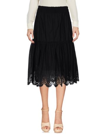 Deep Blue 3/4 Length Skirts
