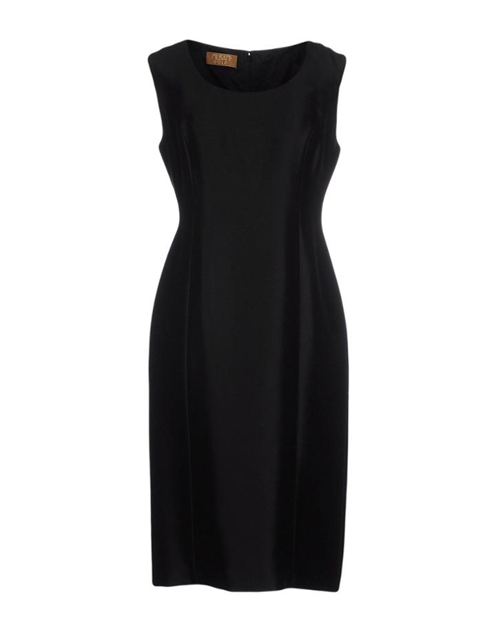 Musani Gold Knee-length Dresses