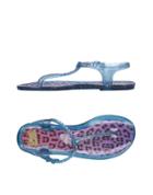 Secret Pon-pon Toe Strap Sandals