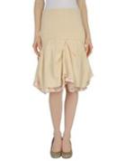 Manila Grace Denim Knee Length Skirts