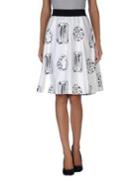 Twisty Parallel Universe Knee Length Skirts