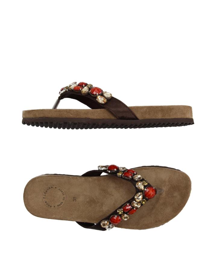 Anna Fidanza Toe Strap Sandals